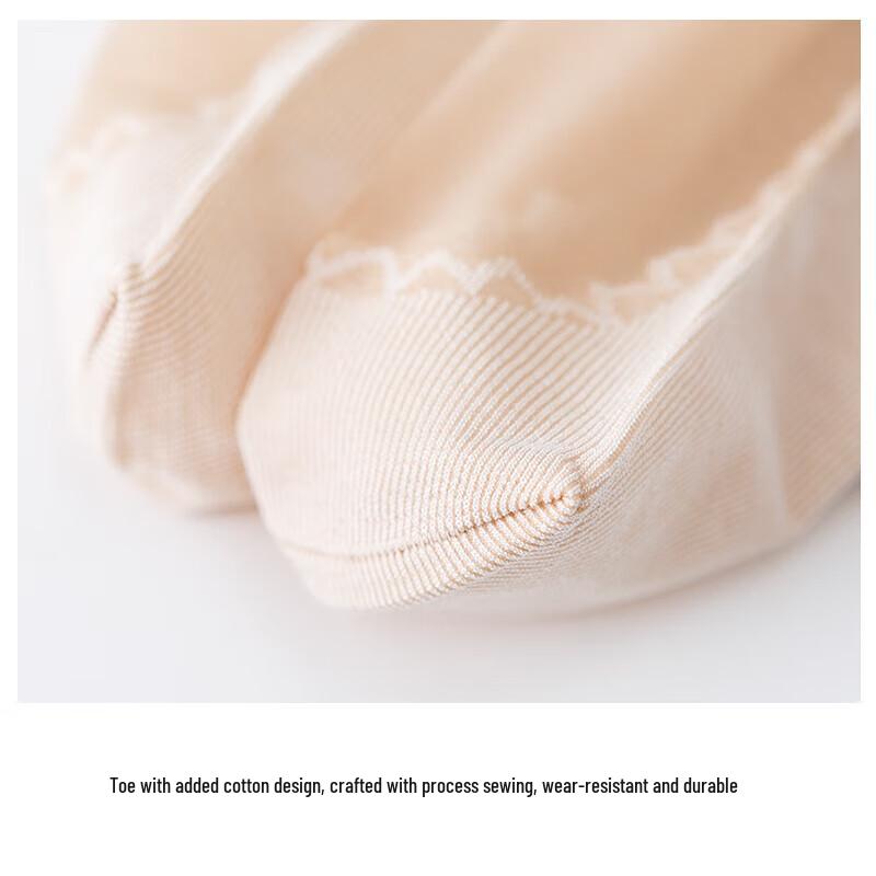 Женские ультратонкие нескользящие короткие носки