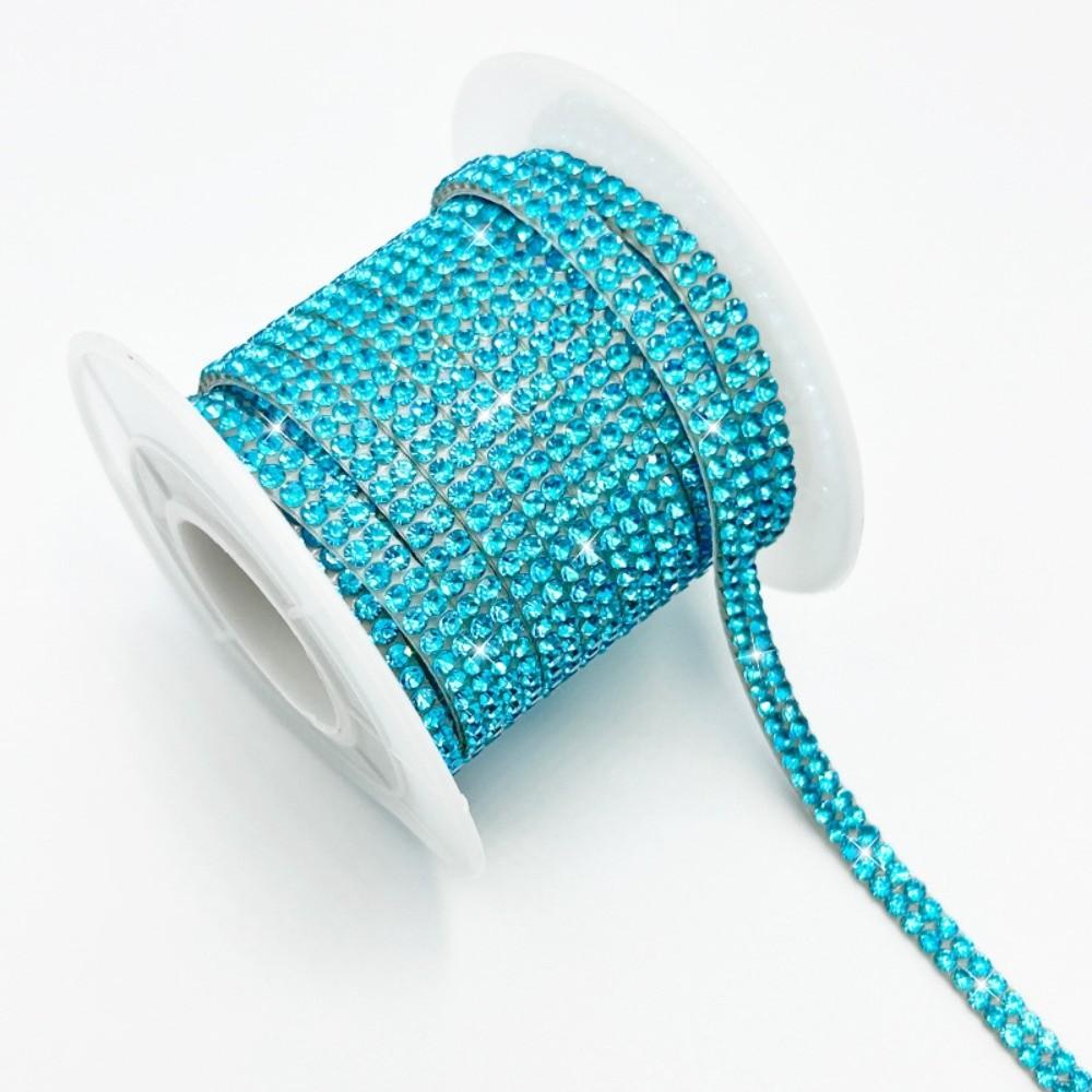 5M Самоклеящаяся наклейка с хрустальными стразами, ширина 5 мм, хрустальный мотив, самоклеящиеся стразы, разноцветные клейкие бриллианты