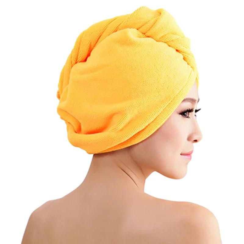 Microfiber Hair Dry Cap Quick Drying Towel Bath Wrap Hat Magic Fast Drying Women Hair Washing Cleaning Towel Turban Bath Tool