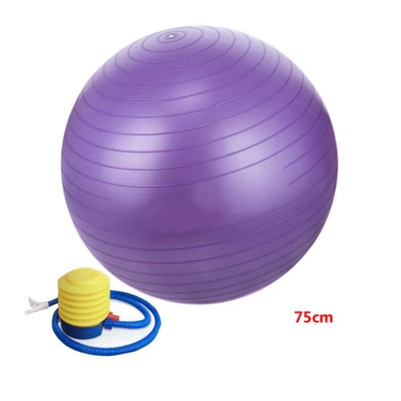 Балансирующий мяч для йоги 55-75 см, мяч для фитнеса, йоги, противоскользящий и противовзрывной, очень толстый мяч для беременных с воздушным насосом