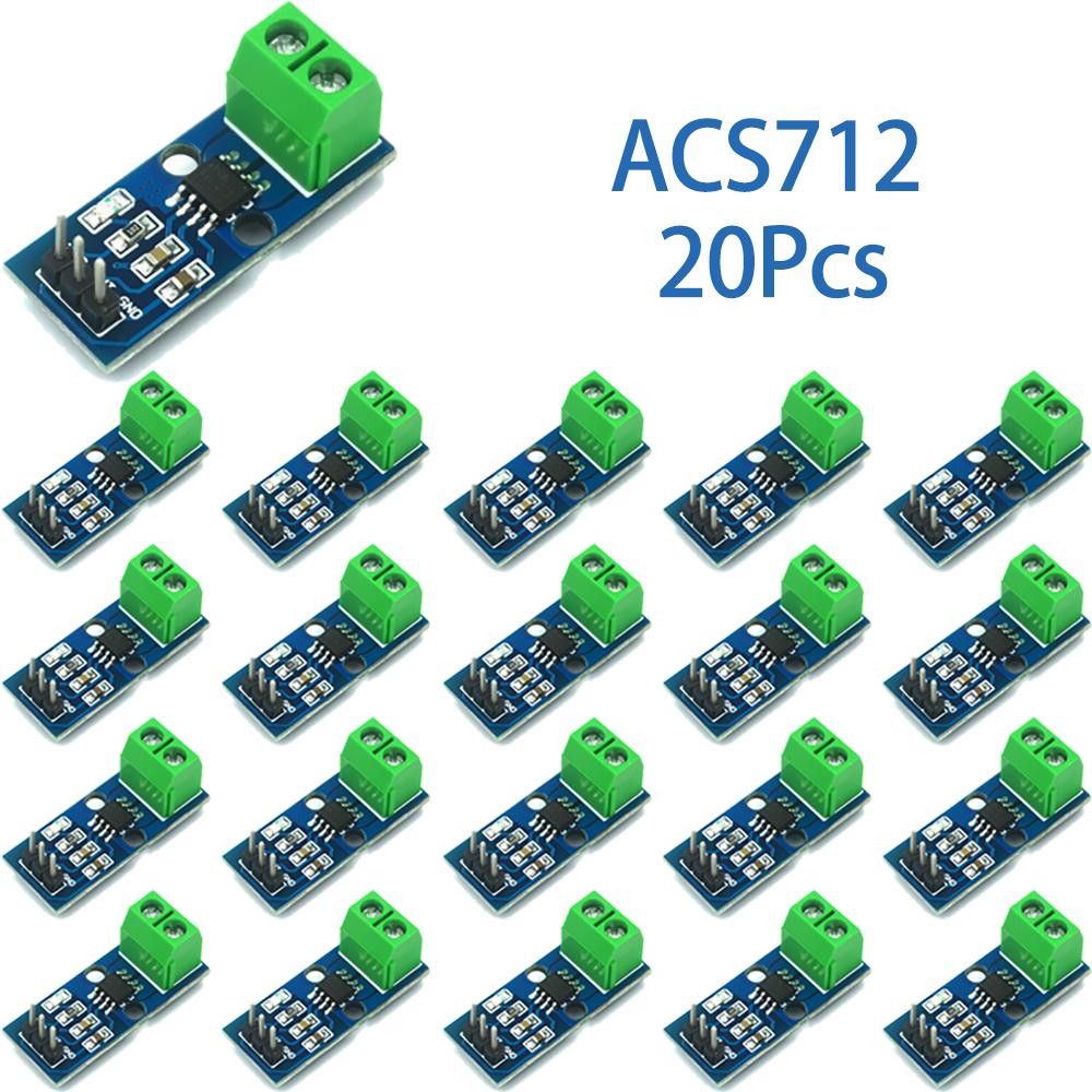 5/10/20Pcs 5A 20A 30A Measuring Range ACS712 Current Sensor Module ACS712-5A Current Detection Transducer Module