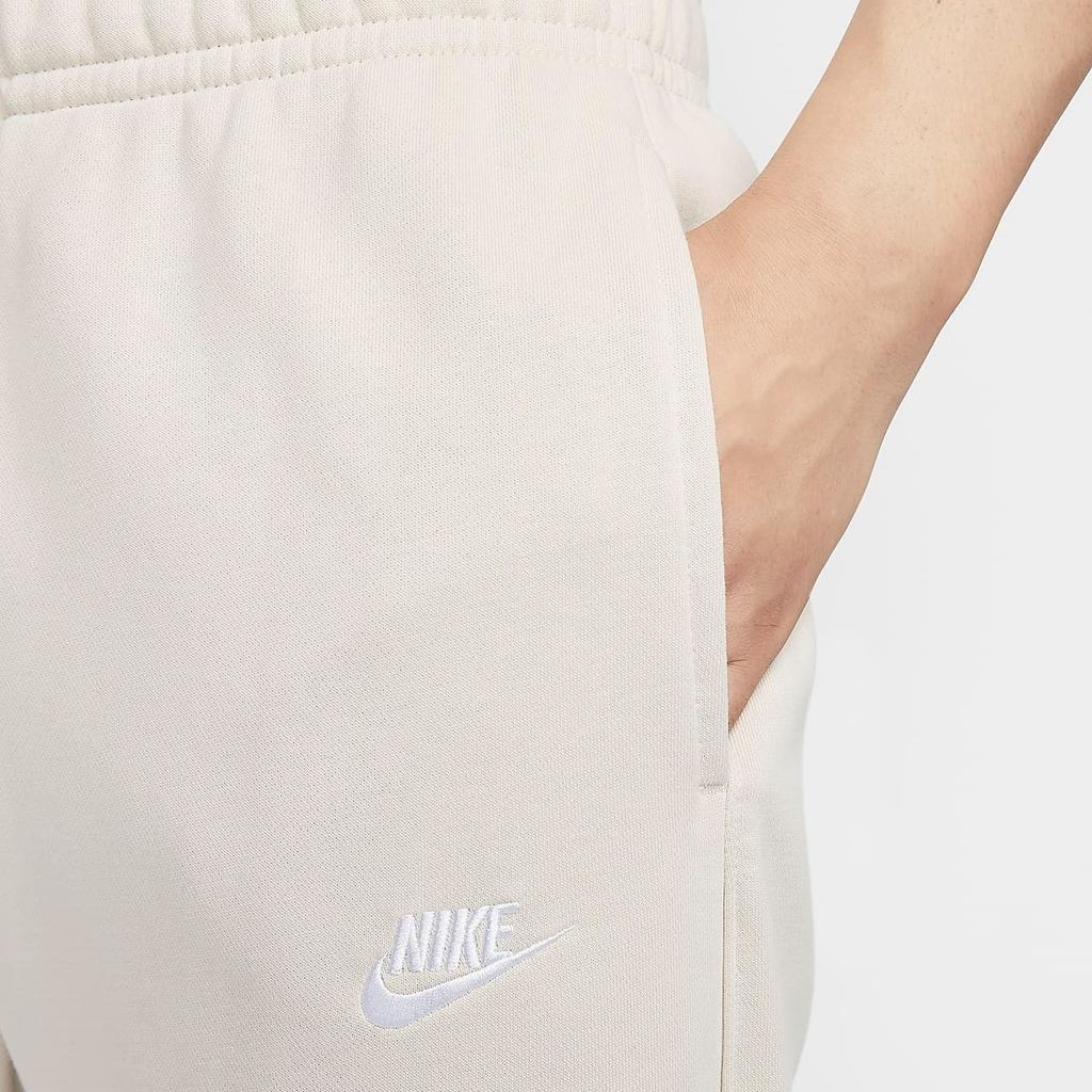 Nike Спортивные клубные однотонные мягкие удобные универсальные прямые повседневные брюки мужские низы светло-красно-коричневые белые BV2714-104