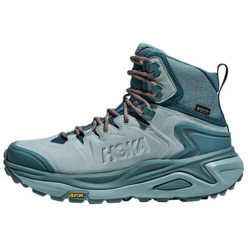 HOKA One One Kaha 3 Антискользящие износостойкие ботинки для треккинга средней высоты Женские синие кроссовки 1162531-MRZ