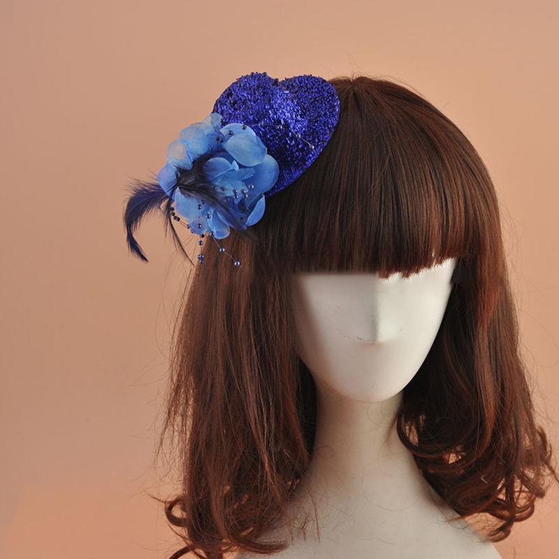 1 шт. Заколки для волос Перо Женские аксессуары для волос Фасинатор Головной убор Декор из жемчуга