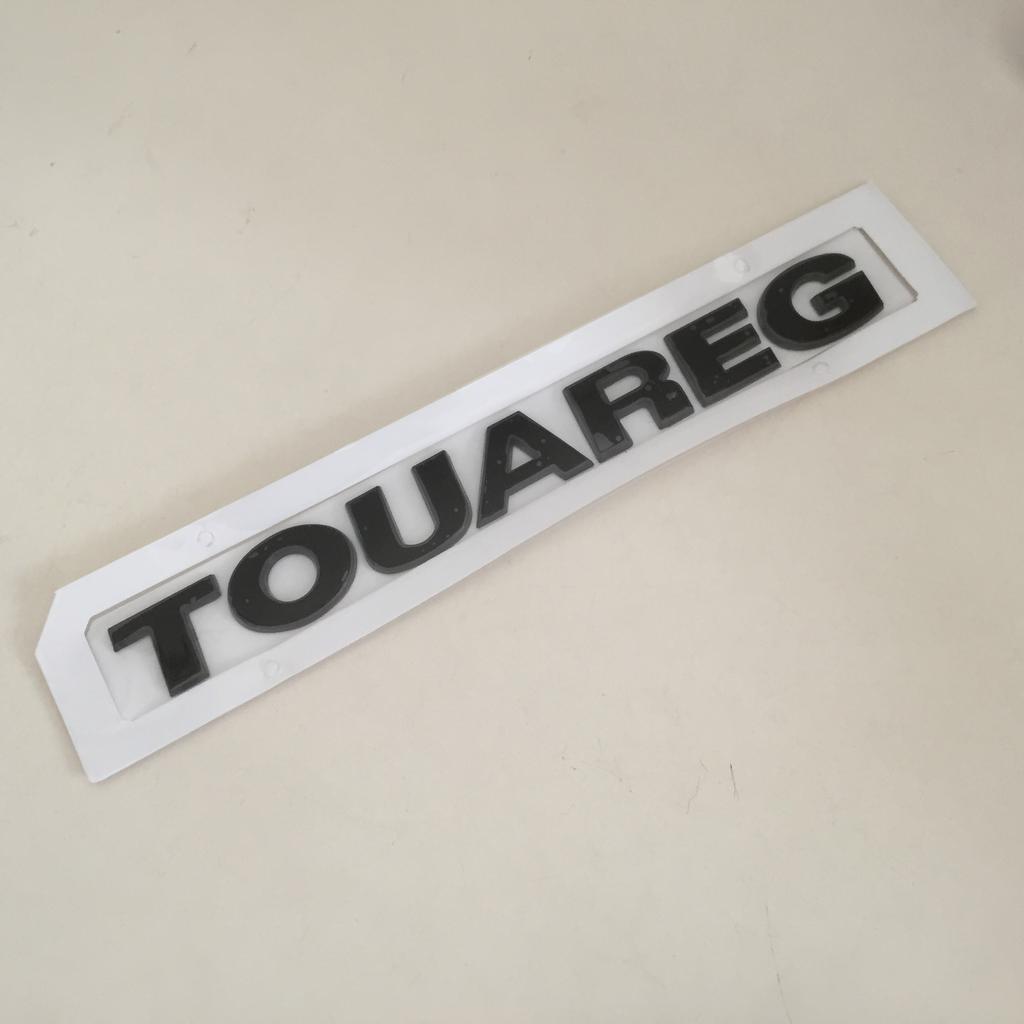 1pcs 3D ABS for TOUAREG Car Letters Rear Bumper Trunk Emblem Sticker Badge Decal styling auto Accessories