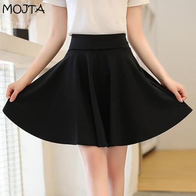 Женские шорты больших размеров, юбки, плиссированная юбка с высокой талией, женская элегантная юбка
