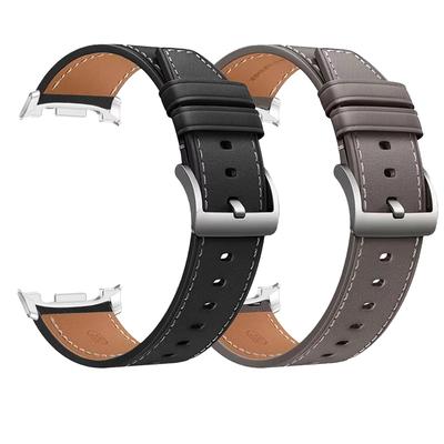 Изысканный кожаный ремешок Для Samsung Galaxy Watch 8 ремешок 40 мм 44 мм металлическая пряжка Браслет ремешок Galaxy Watch 8 classic 46 мм ремешки