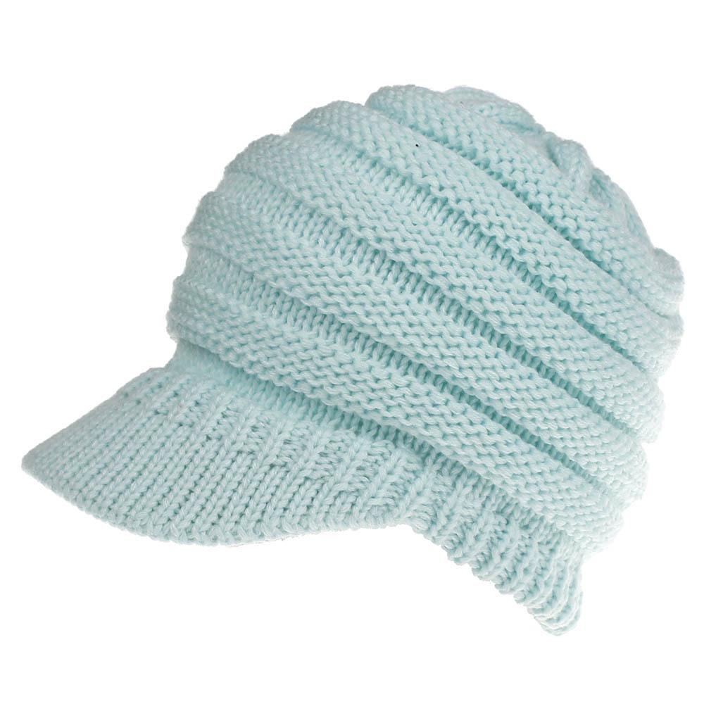 Fashionable Women's Messy Bun Beanie With Soft Stretch Knit For Winter Comfort