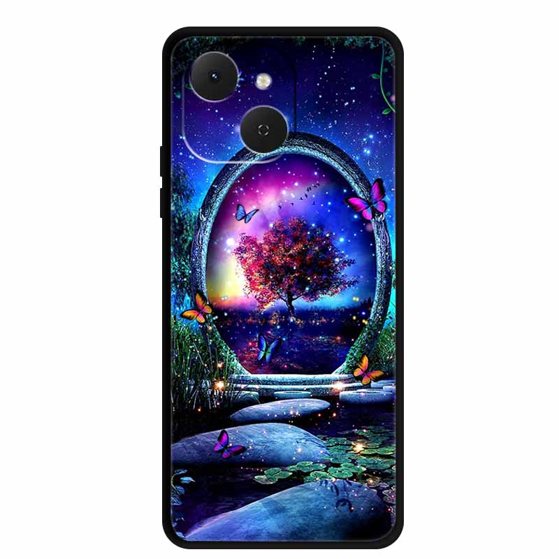 Чехол для телефона Tecno Spark 40C, Силиконовый бампер, Милый мягкий ТПУ чехол для Spark 40 C, Чехол-защита Tecno Pop 10 Pro