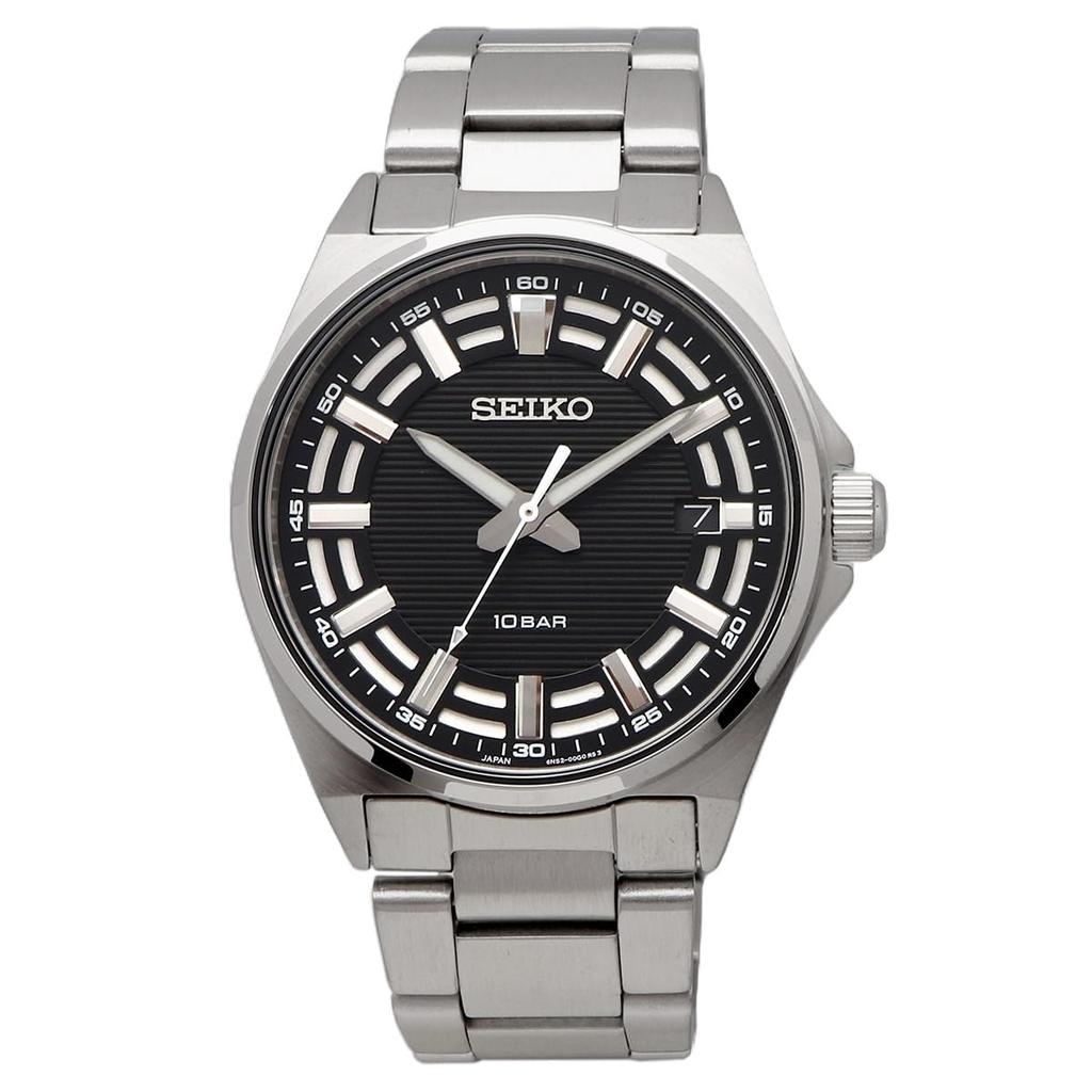 Seiko Quartz Watch Made In Japan SUR505 Black with Simple Band Adjustment Tool Overseas Model [Seiko] Men's [Item]