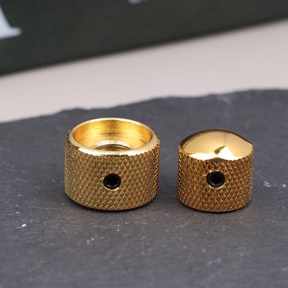 3Pcs Domed/Flat Dual Concentric Stacked Control Knobs Tone Volume Blend Knobs Cover  Electric Guitar