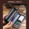 New Long Wallet Men's First Layer Cowhide Wallet Men's Retro Business Zipper Multi-card Large-capacity Clutch Bag
