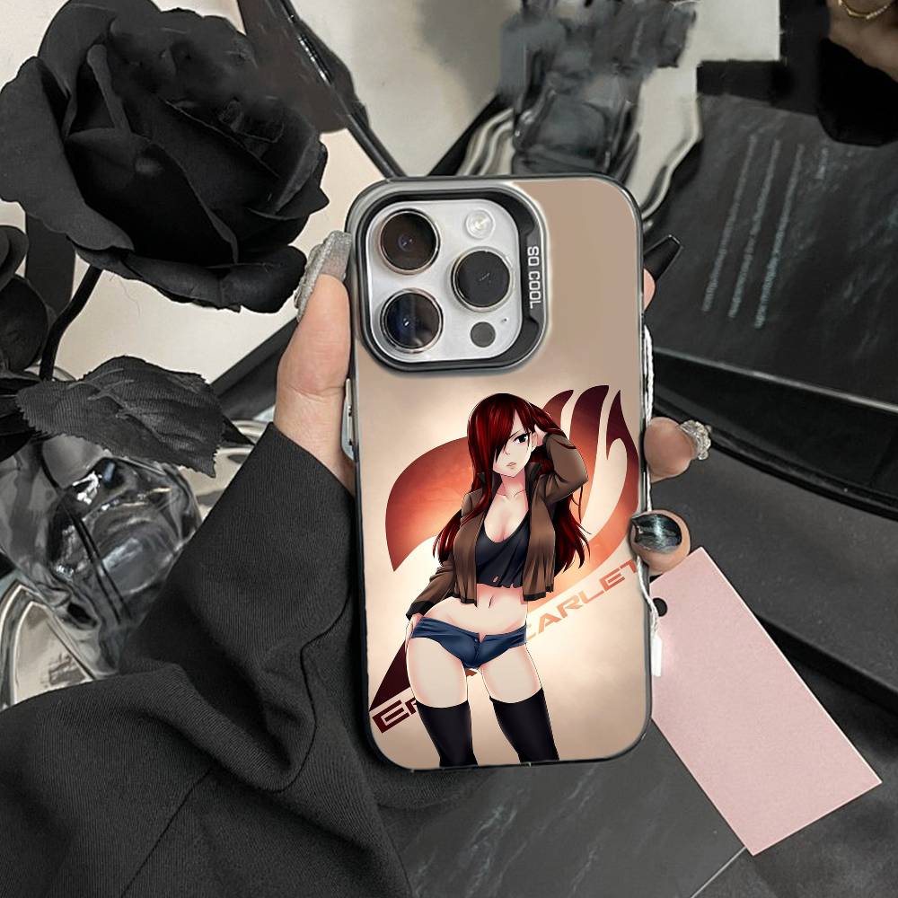 ЧЕХОЛ ДЛЯ ТЕЛЕФОНА ANIME P-FAIRY TAIL Для iPhone 17,16,15,14,13,12,Pro MAX Белый Матовый Ударопрочный Чехол