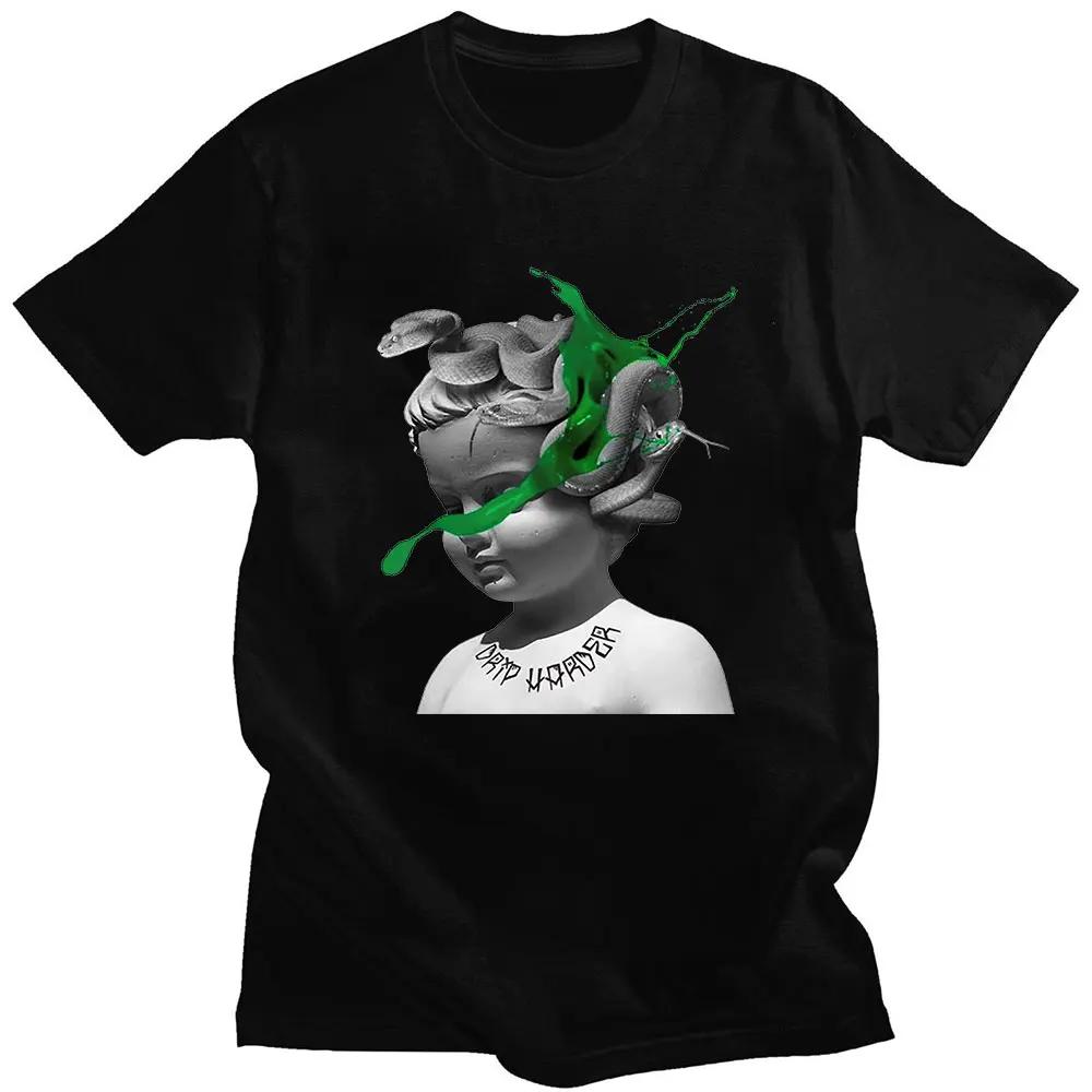 Women T Shirt Hip Hop Rapper Print Tops Black Tshirt Female Summer 90s Girls Graphic Female Summer Sleeved Harajuku Streetwear