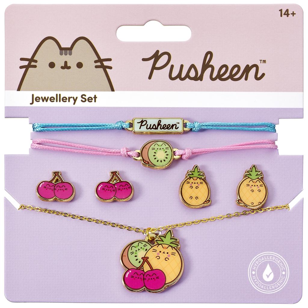 Pusheen The Cat Fruits Themed Jewellery Set
