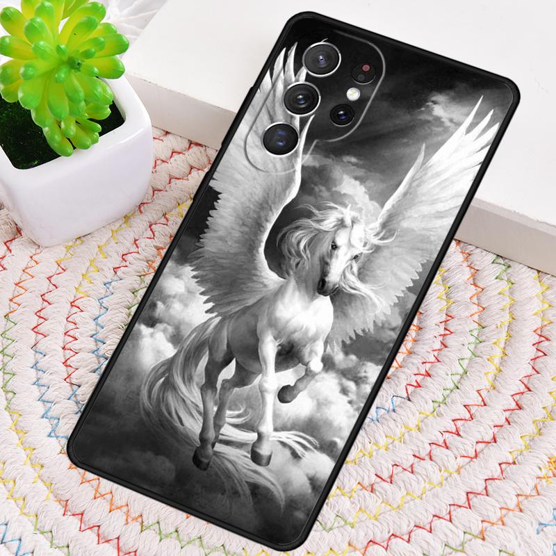 Силиконовый чехол для телефона с лошадью для Samsung Galaxy note 10 pro S26 S25 S24 S23 S22 S21 Plus S25Ultra Capa Cover