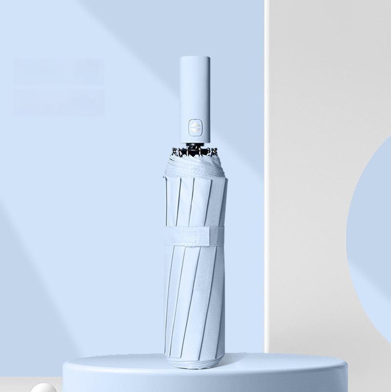 12 спиц Моранди Полностью автоматический зонт Черный клей Солнцезащитный зонт от солнца Плюс Оптовая продажа зонтов от солнца