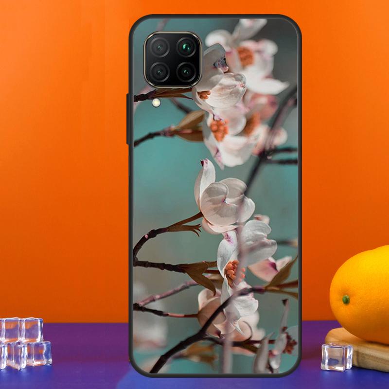 3D Рельефный Цветок Для Huawei Nova 12s 12i 11i 8i 9 10 SE Y91 Y90 Y60 Y70 Y72 Y61 P20 P40 Lite P30 P60 Pro Чехол