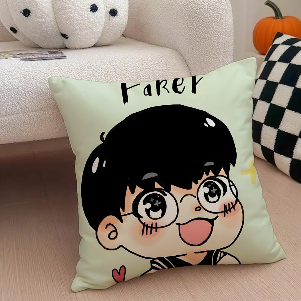 Модный современный L-Lol T-T1 F-Faker Чехол для подушки-подушки Чехол для декоративной подушки Скрытая пуговица Прочный полиэстер Подушка для стула