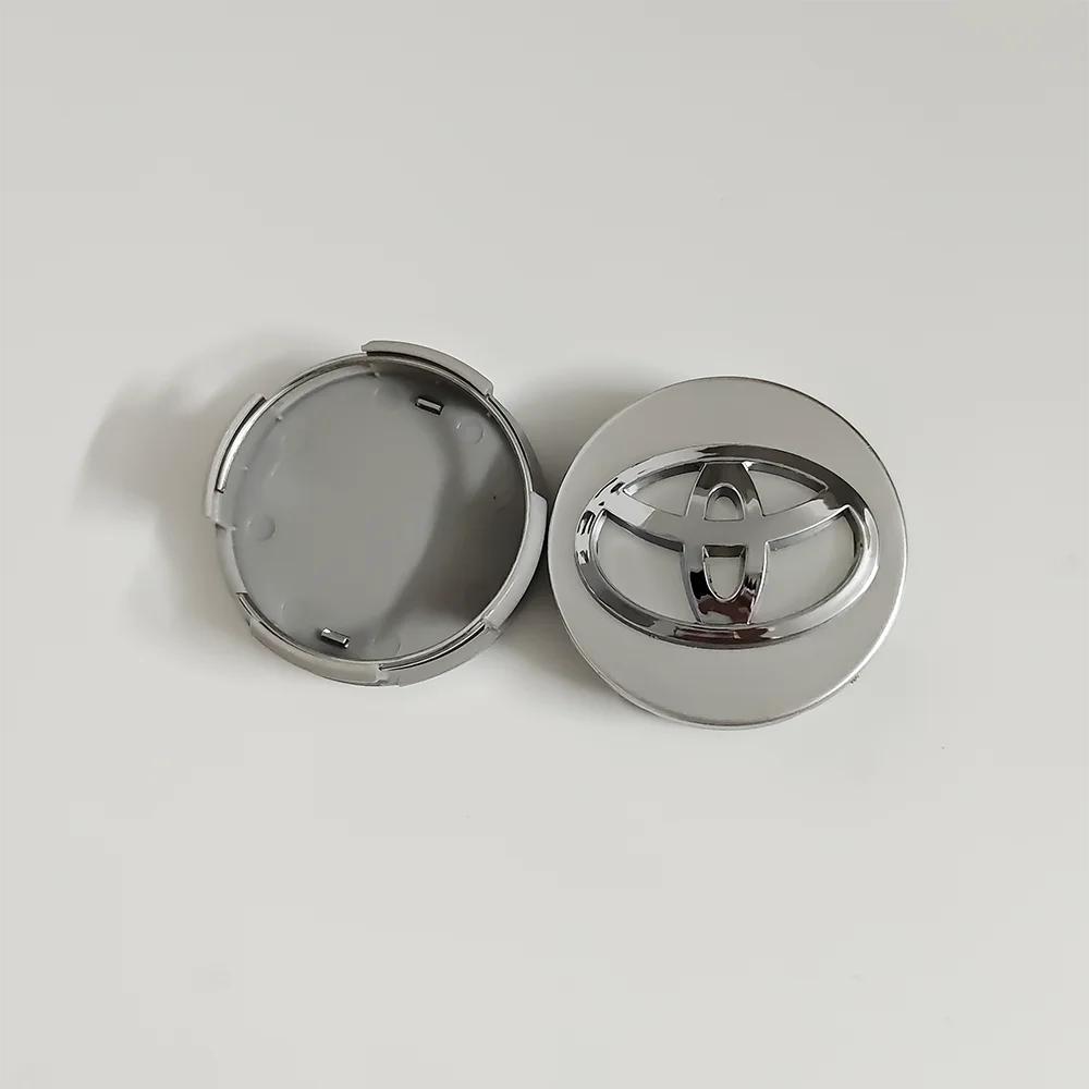 SAV5 for Toyota Camry Corolla RAV4 Highlander Vios C-HR SIENNA AVALON YARLS 53mm 57mm 62mm 4 Pieces Wheel Center Caps