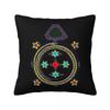 Solomon Circle Goetia Square Pillowcase Pillow Cover Polyester Cushion Zip Decorative Comfort Throw Pillow for Home Bedroom