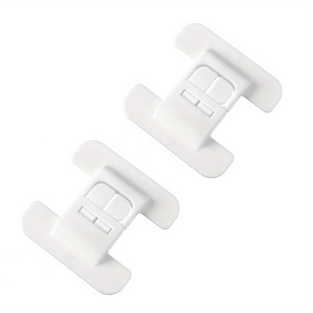 2pcs Refrigerator Anti Opening Lock, Self-adhesive Drawer Lock To Prevent Sudden Opening, Drawer Cabinet Door Lock