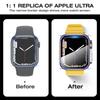 Glass+ Shell for Apple Watch 11 10 46/42mm 9 8 7 45/41mm Screen Protector Change To Ultra IWatch 6 5 4 SE 44/40mm Bumper Cover