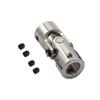 2.3/3/4/5/6/8/10/12mm Motor Connector Silver Joint Coupling Gimbal Shaft Coupler  for RC Car Boat