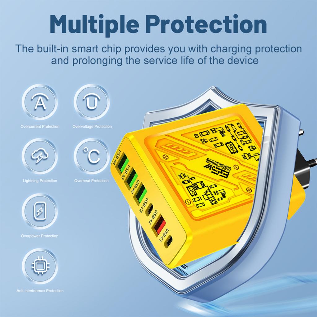 65 Вт USB зарядное устройство Type C кабель для быстрой зарядки QC3.0 дорожные зарядные устройства для iPhone Samsung Xiaomi адаптер для мобильного телефона EU US UK вилка