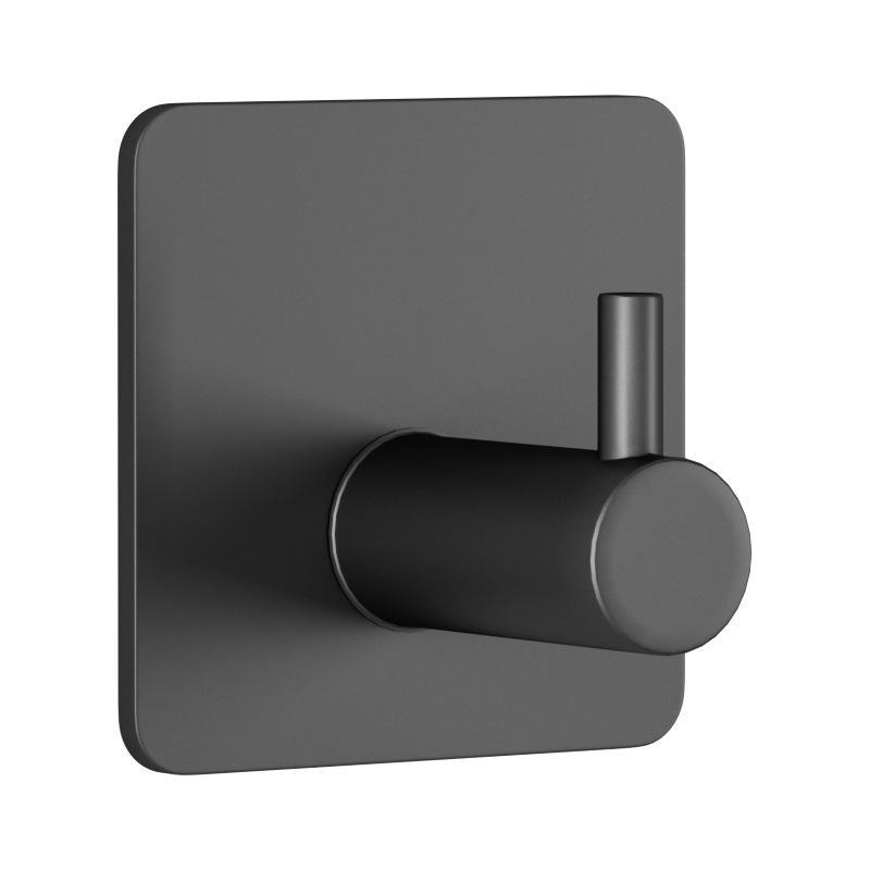 Крючок из нержавеющей стали 304 с клеевым слоем — без сверления, не оставляет следов, одинарный крючок для ванной комнаты, кухни или двери