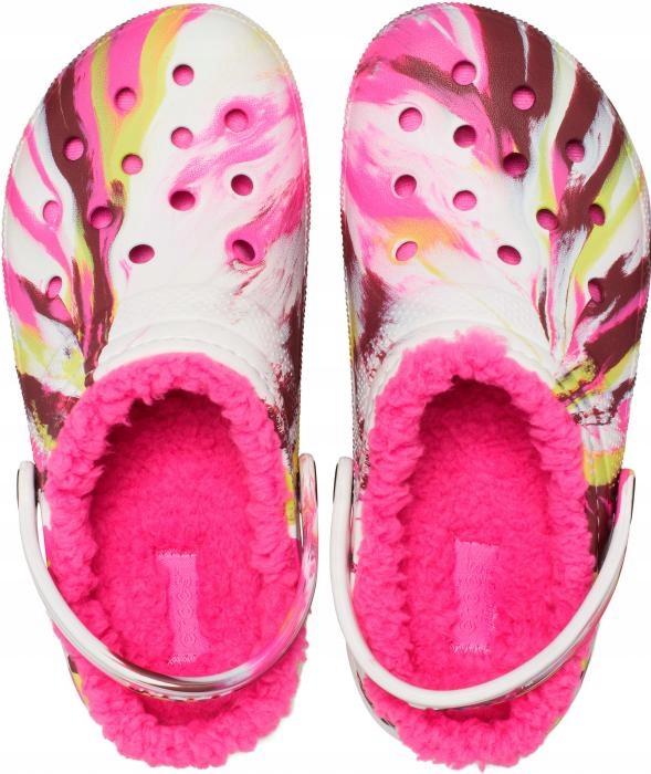 Crocs Classic Lined Marbled Clog K 207773 |C12/Eu 29-30| Electric Pink/Multi
