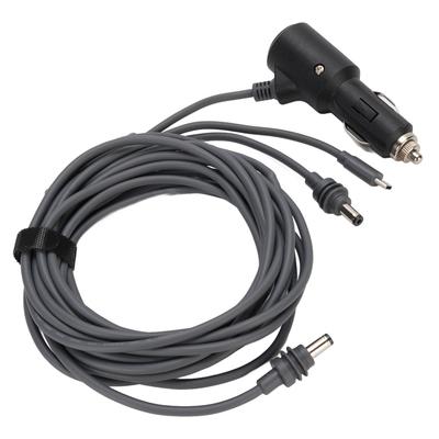 Спутниковый кабель питания 3 в 1, влагозащищенный, USB C, 12-20 В, от прикуривателя, DC-папа, удлинитель для спутниковой тарелки, 5 м / 16,4 фута