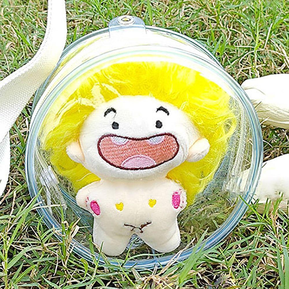 Multicolor Doll Display Box 10cm Doll Storage Case Mini Clear Outdoor Bag