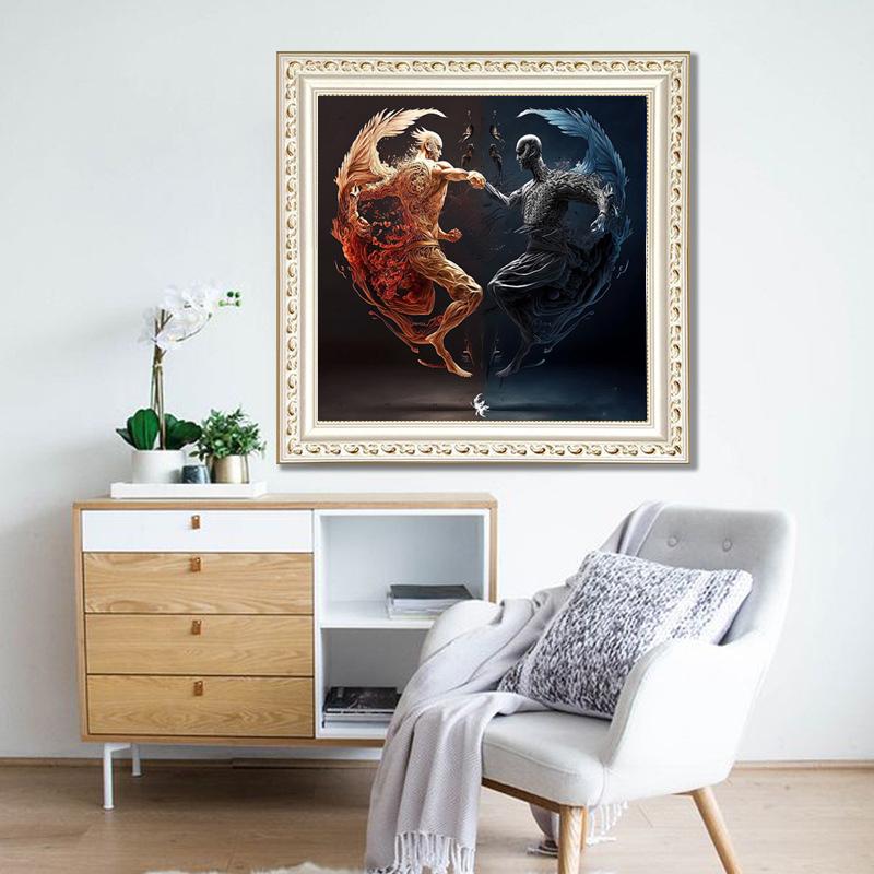 5D DIY алмазная живопись, мультяшный дракон, использование для взрослых и детей, набор для вышивания, вся алмазная живопись водой, подарки для украшения дома ручной работы