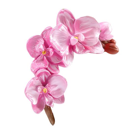 Home Wall Art Ornament 3D Flower Switch Sticker, Aesthetic Floral Light Decorative Resin Plate Nature Inspired Decor Cover, Self Adhesive for Bedroom