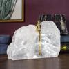 Минималистичная Медная Абстрактная Фигура Прозрачный Гипс Настольное Украшение для Декора Гостиной