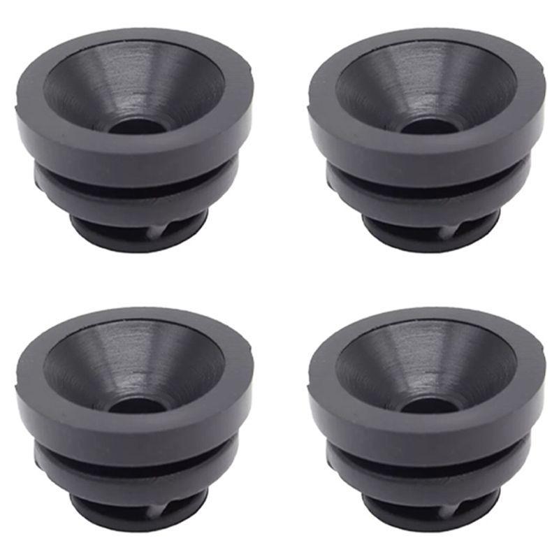 AA92-4 Piece Engine Cover Rubber Sleeve Cover Pad Buffer Block P30110238 Black Rubber Automotive Supplies For Mazda CX9 CX4 CX5