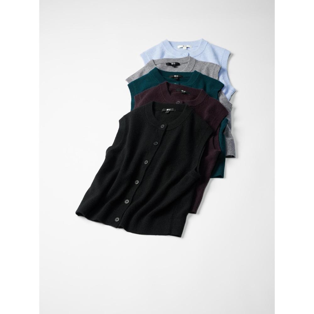 Uniqlo Cashmere Crew Neck Short Vest