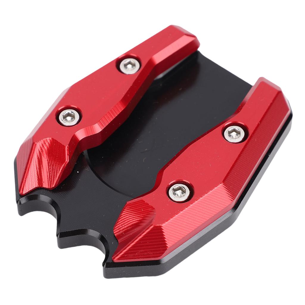 Motorcycle Kickstand Extender Pad Enlarger CNC Aluminum Alloy Anti Skid Side Stand Extension Plate Pad Replacement for