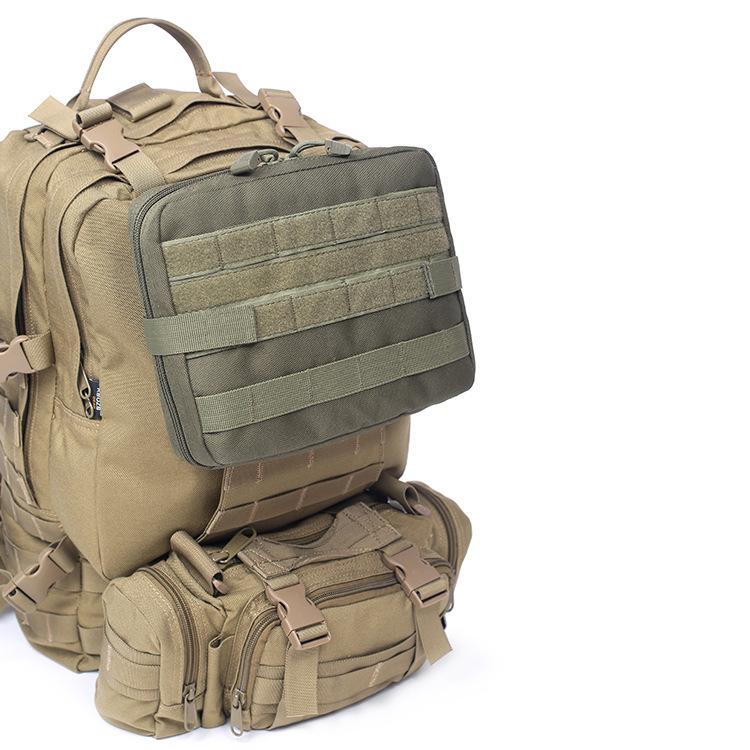 Камуфляжный медицинский подсумок MOLLE: Многофункциональный спасательный поясной аксессуар для улицы.