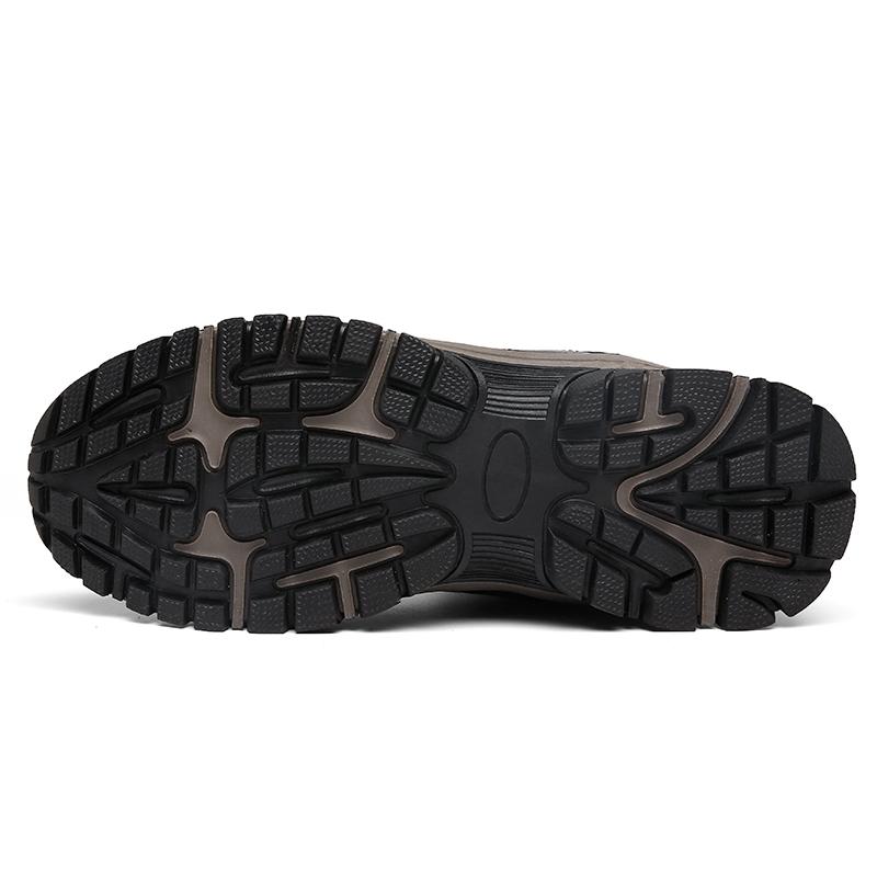 Осенне-зимняя большая мужская обувь, кожаная верхняя уличная спортивная обувь для альпинизма, плюшевые утепленные теплые зимние хлопковые ботинки