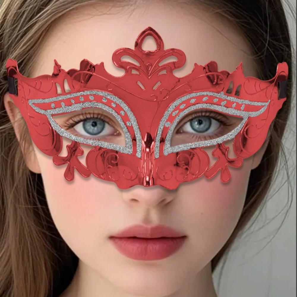 Венецианская Полумаска Элегантная Маска для Вечеринки Маскарадная Маска Высококачественная Для Хэллоуина Маскарадных Вечеринок Костюмированных Вечеринок