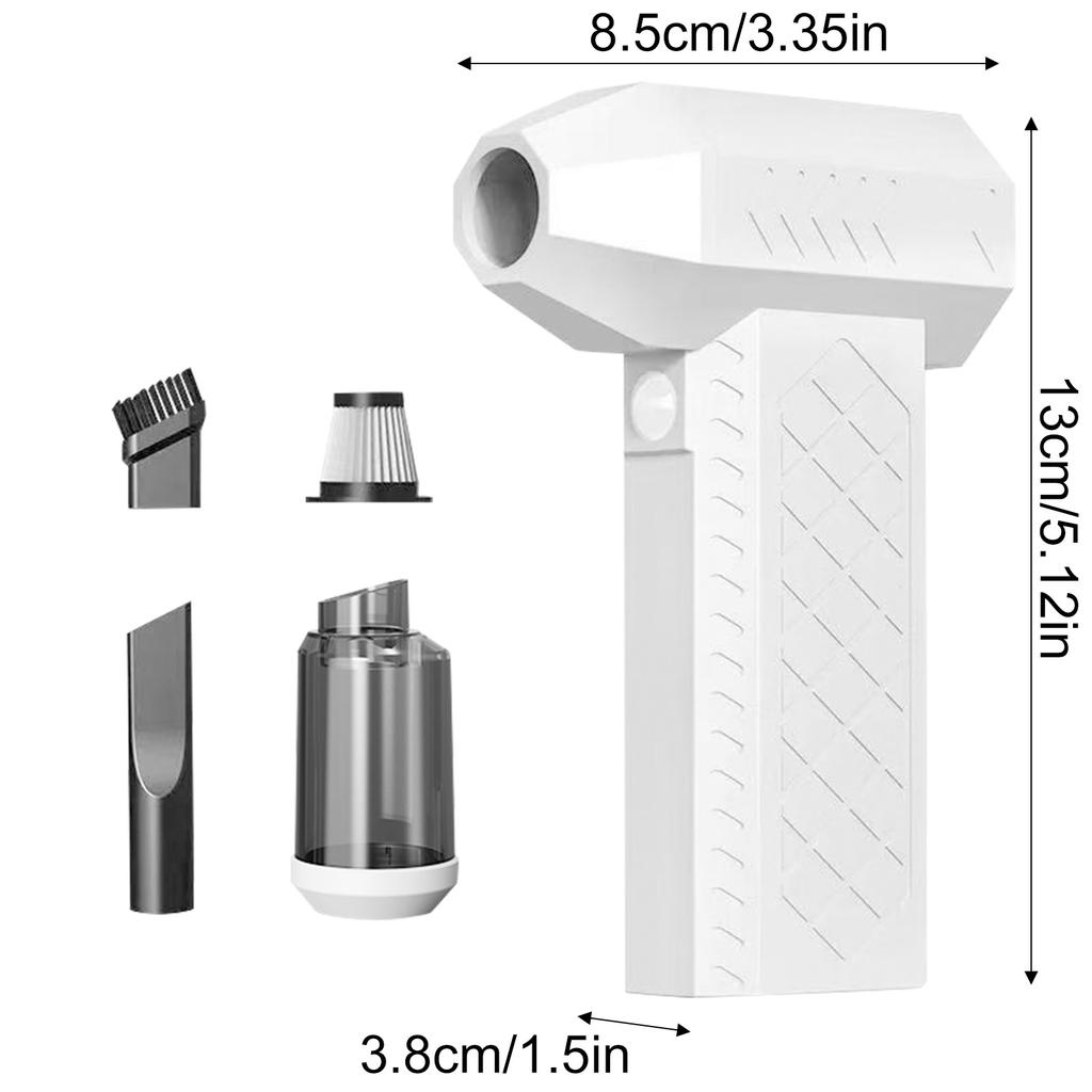 Турбинный снегоуборщик, Турбинный снегоуборщик с магнитной насадкой, Портативный турбинный снегоуборщик, Идеально подходит для уборки снега с транспортных средств и уборки дома.