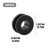 10Pcs Motorcycle Body Side Cover Black Rubber Grommet Fairing Washer Bolts Fixed Rubber Ring Motorcycle Exterior Accessories