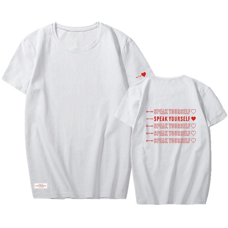 Tshirt Kpop Bts Love Speak Yourself Concert Tshirt Casual Tee Jk Rm Tops Jimin