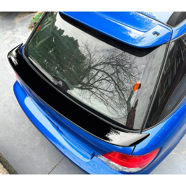 Для 2001-2007 Subaru Impreza WRX Touring Wagon Средние Задние Крылья Спойлер Крышки Багажника Автомобиль Внешний Черный Углеродный Тюнинг Аксессуары