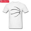 Black Basketballer Soccer Outline Bargraph Mens T Shirts Tacos Est Simple Style Loose Judo White Tshirt