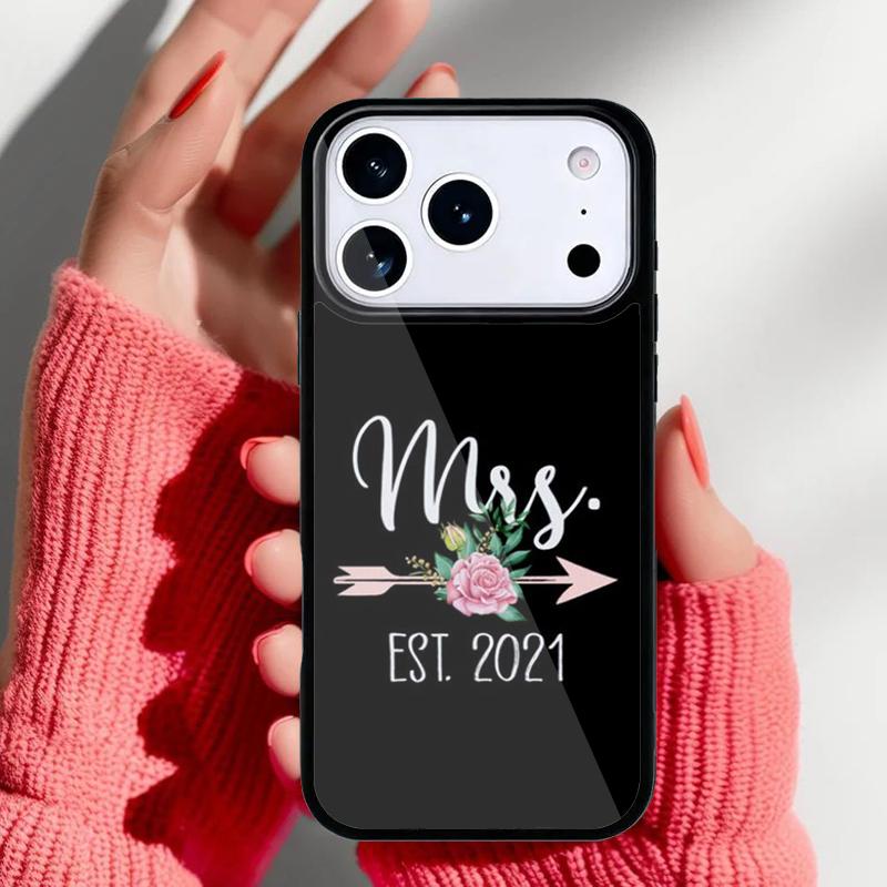 Свадебная Невеста Скоро Будет Чехол для Телефона для iPhone 17 Air 16e 15 14 13 Pro Max Задняя Крышка для 12 11 Pro Coque