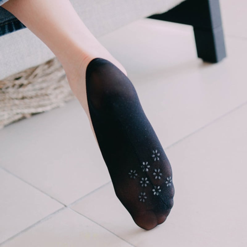 Bananasisters [10 пар] Летние прозрачные базовые силиконовые носки-пудинги, носки-обманки, 2 цвета