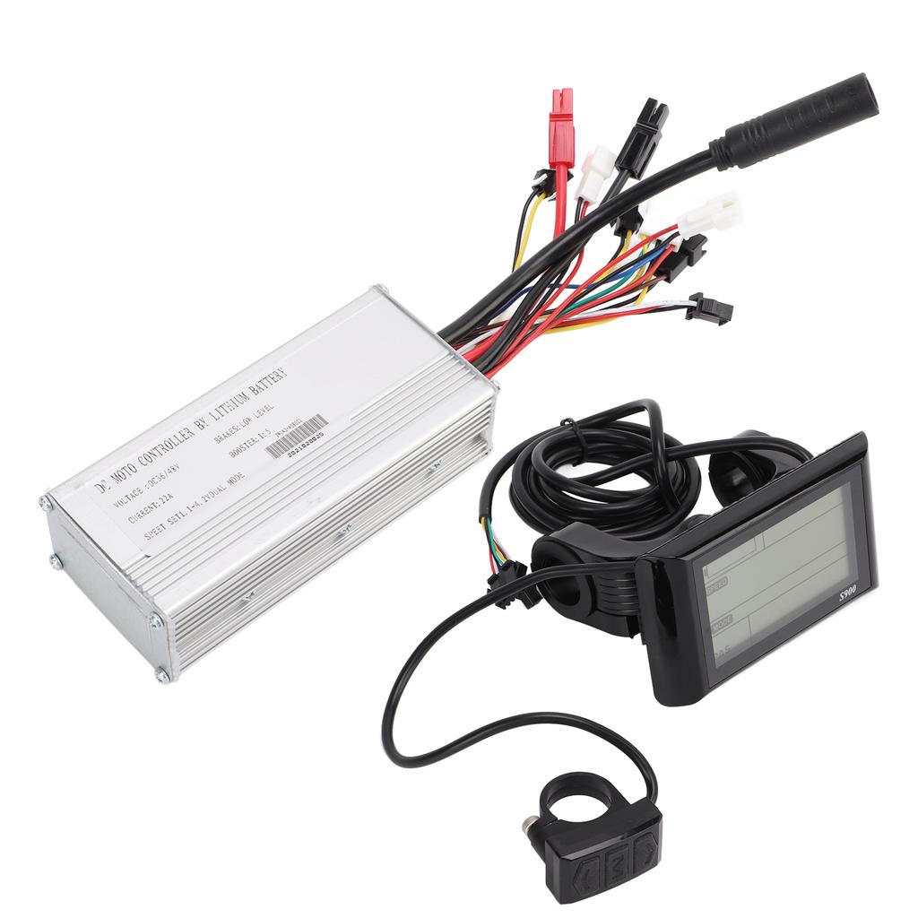 Electric Bicycle Modification Kit Controller Display Thumb Throttle Power Pedal Assist Sensor Kit for 36V 48V 500W Motor
